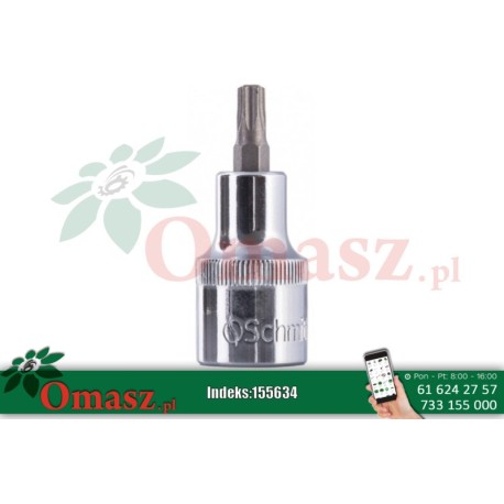 Klucz nasadowy 1/4' T40 bit torx 37mm Schmith NS-BT14-40