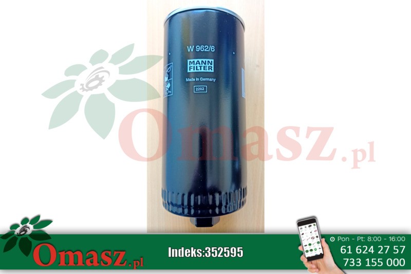Filtr oleju Zetor Forterra W9626