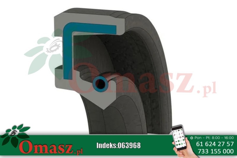Pierścień uszczelniający AO 58*75*12mm DIN 3760