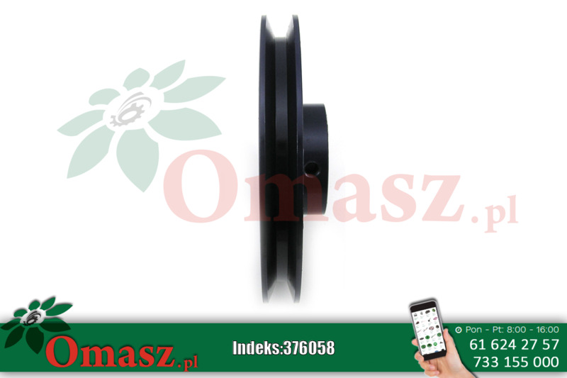 Koło pasowe 178-B 22mm klin 8mm (7cala )