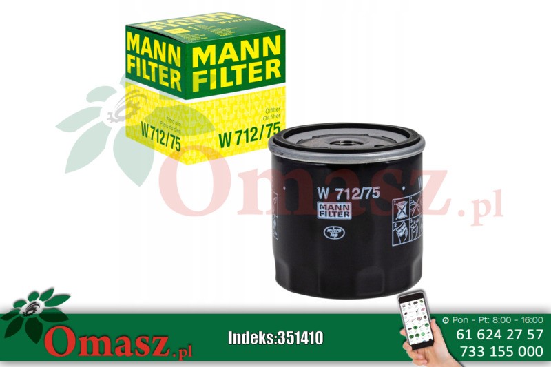 Filtr oleju silnikowego W712/75