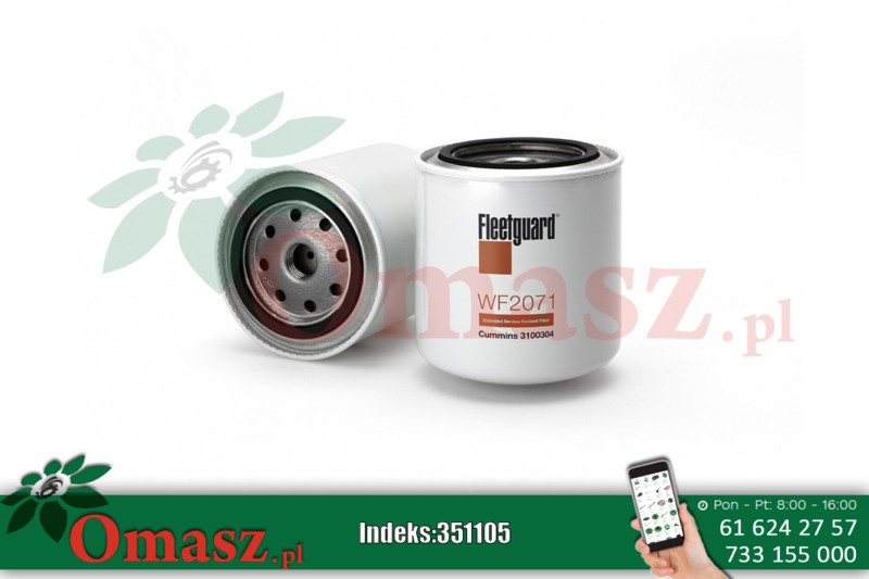 Filtr cieczy układu chłodzenia Case WF2071