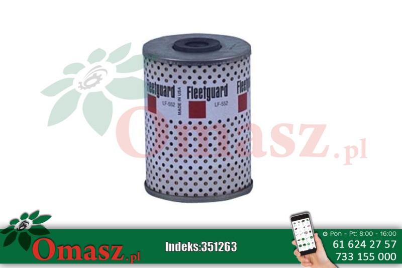 Wkład filtra oleju silnika Deutz Fahr 739LF552