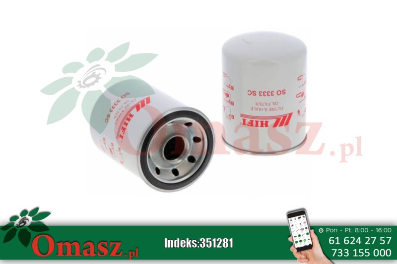 Filtr oleju silnika Detroit SO3333