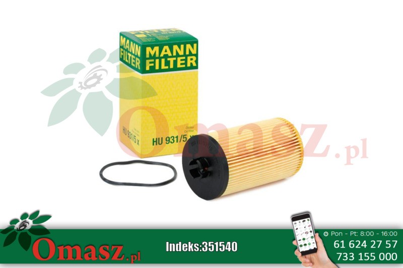 Filtr oleju Manitou, Fendt HU931/5