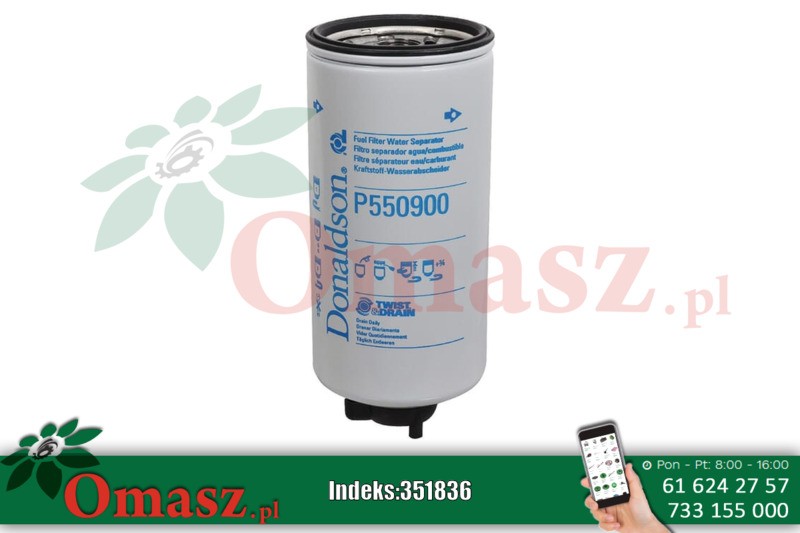 Filtr paliwa Caterpilar P550900
