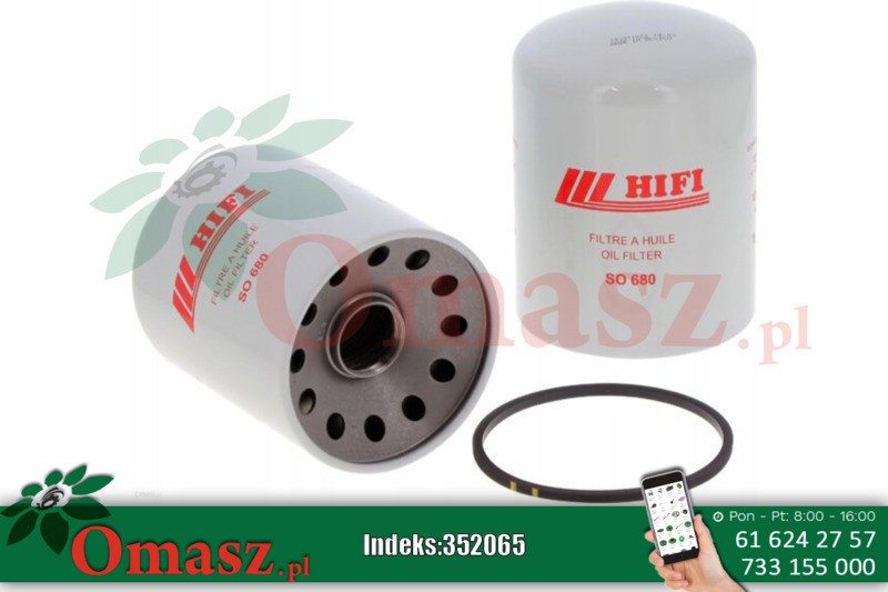Filtr oleju silnika John Deere SO680
