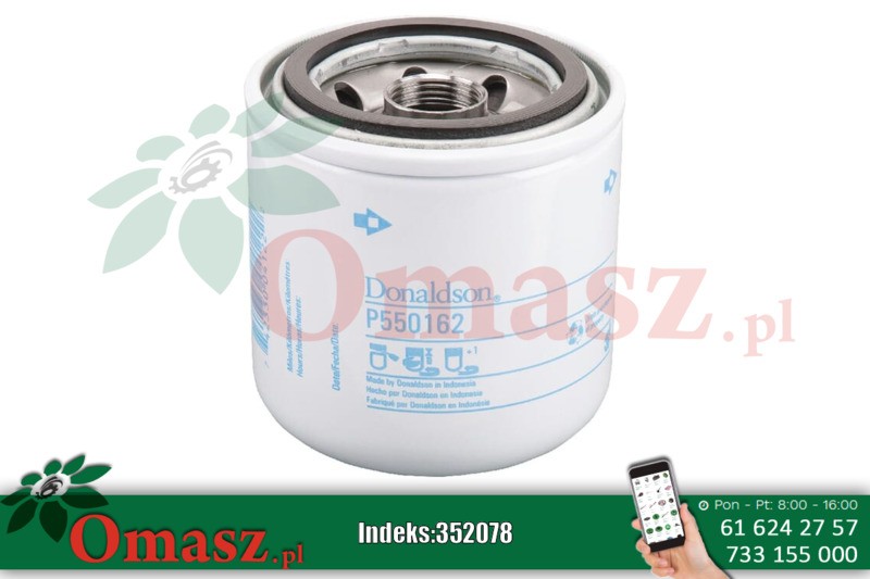 Filtr oleju silnika zagęszczarka, walec Ammann P550162