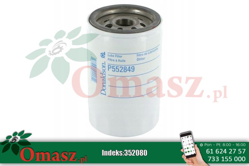 Filtr oleju Caterpillar P552849