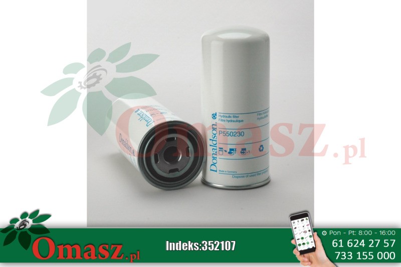 Filtr oleju hydraulicznego Valtra, MF P550230