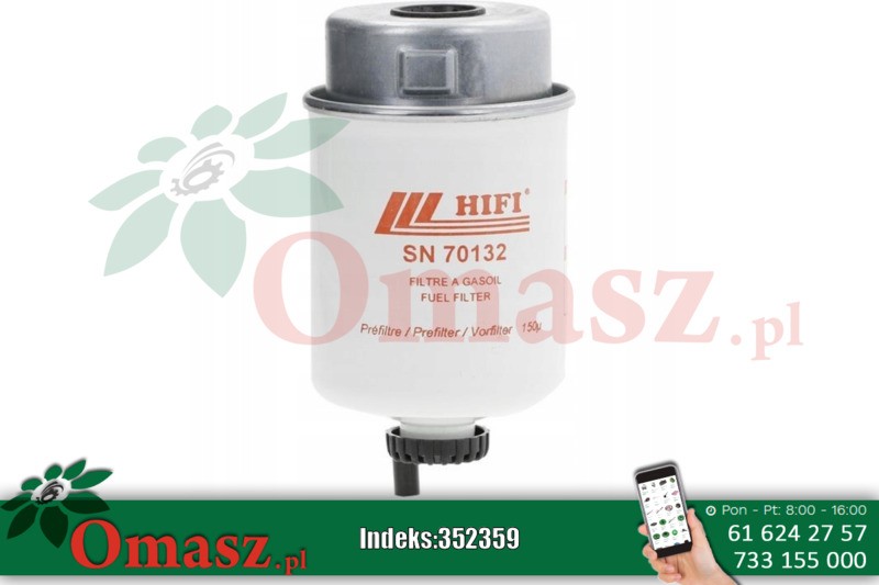 Filtr paliwa Case, Caterpilar SN70132