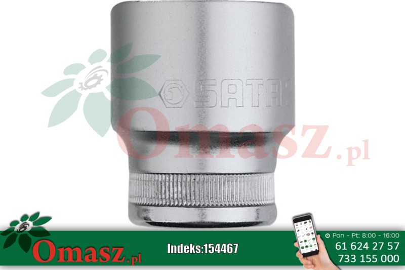 Klucz nasadowy 1/2' 15mm 12-kątny Sata S13606