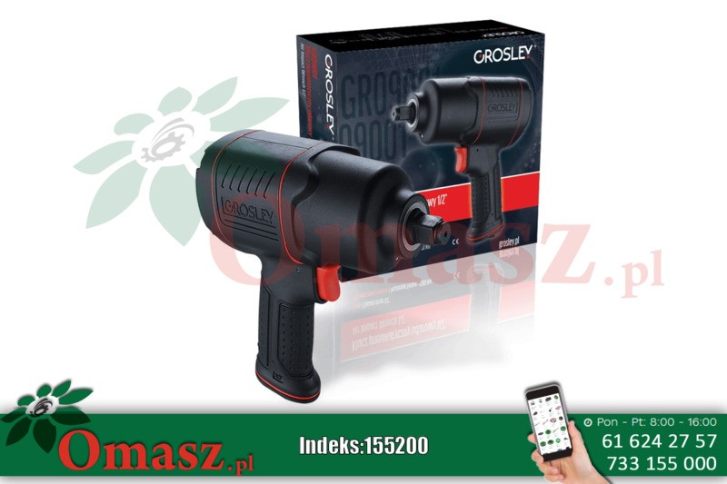 Klucz pneumatyczny udarowy 1/2” 1500Nm GR09001