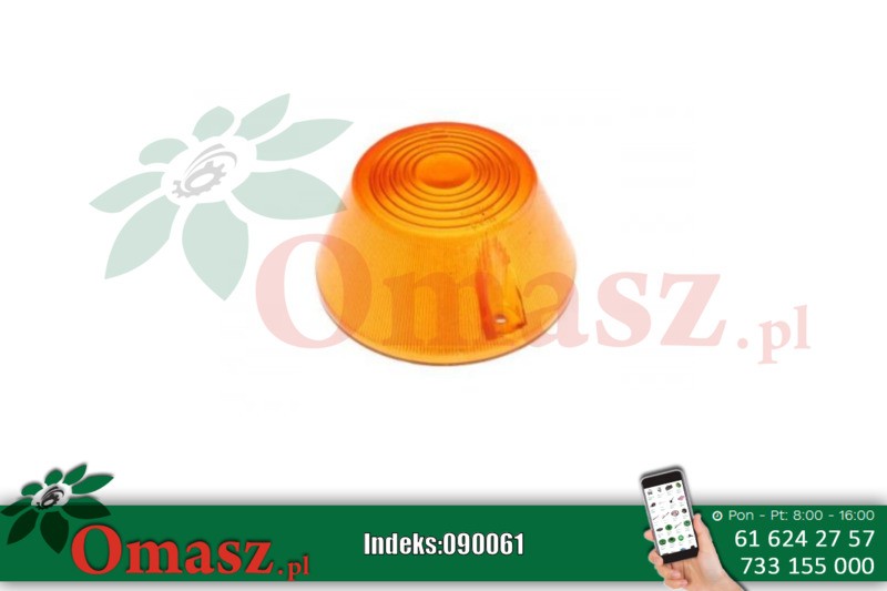 Klosz lampy obrysowej niski pomarańczowy