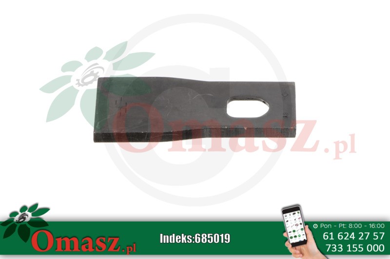 Nóz kosiarki rotacyjnej Stoll prawy 2751380-0046