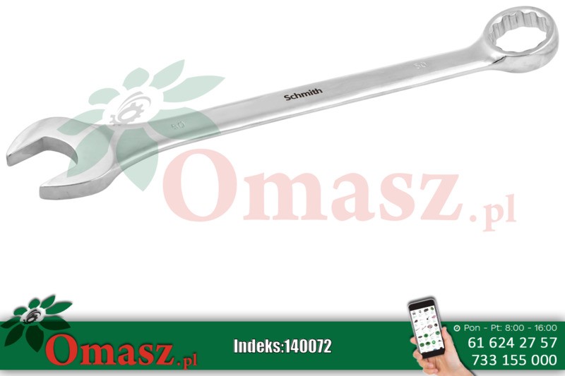 Klucz płasko-oczkowy 23mm Schmith SKPO-23