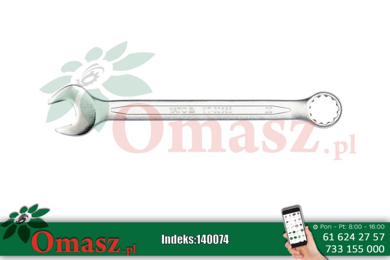 Klucz płasko-oczkowy 20mm TOYA