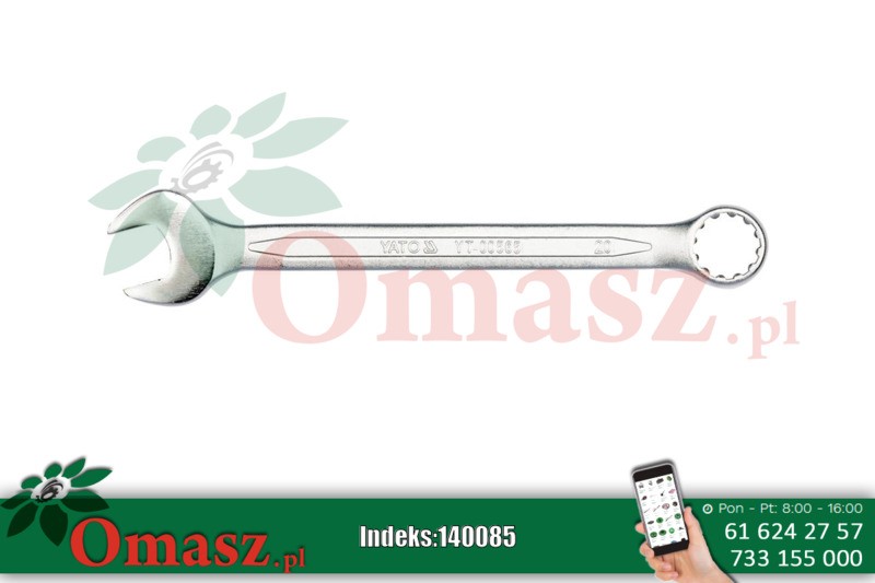 Klucz płasko-oczkowy 21mm Toya