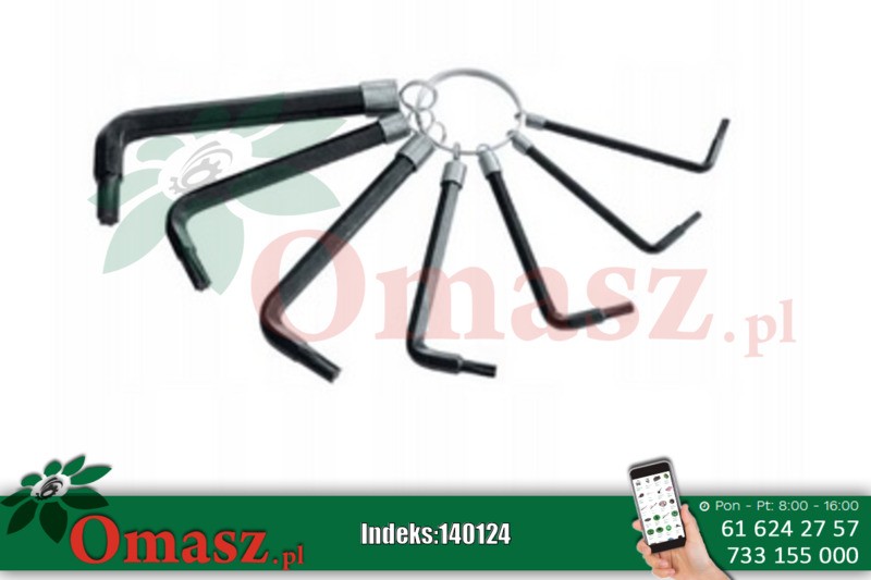 Zestaw kluczy trzpieniowych Torx 7szt. Modeco MN-54-105