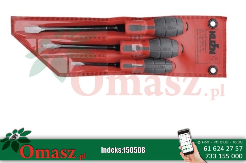 Kpl.wkrętak wzmocnionych Kuźnia 9354/3
