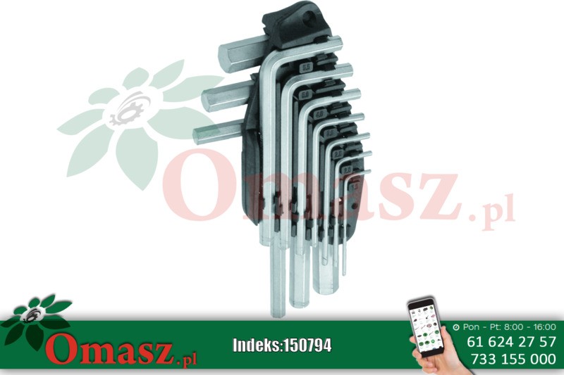 Zestaw kluczy iimbusowych 10Modeco MN-54-102