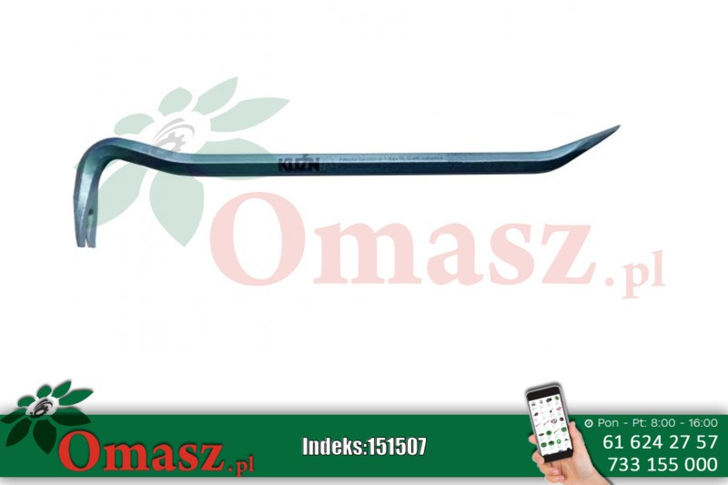 Łom wyciągacz do gwoździ jednostronny 700mm KUŹNIA 1-448-31