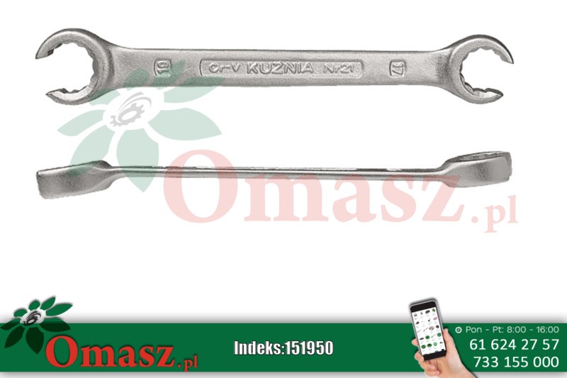 Klucz do przewodów 17*19 Kuźnia 1-151-40-100