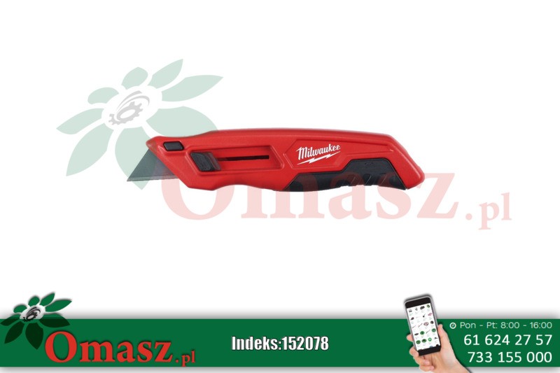 Nóż z wysuwanym ostrzem trapezowym HEAVY DUTY MILWAUKEE 4932471359