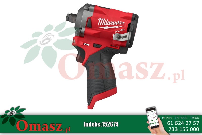Klucz udarowy akumulatorowy 1/2' 339 Nm M12 FIWF12-0 MILWAUKEE 4933464615