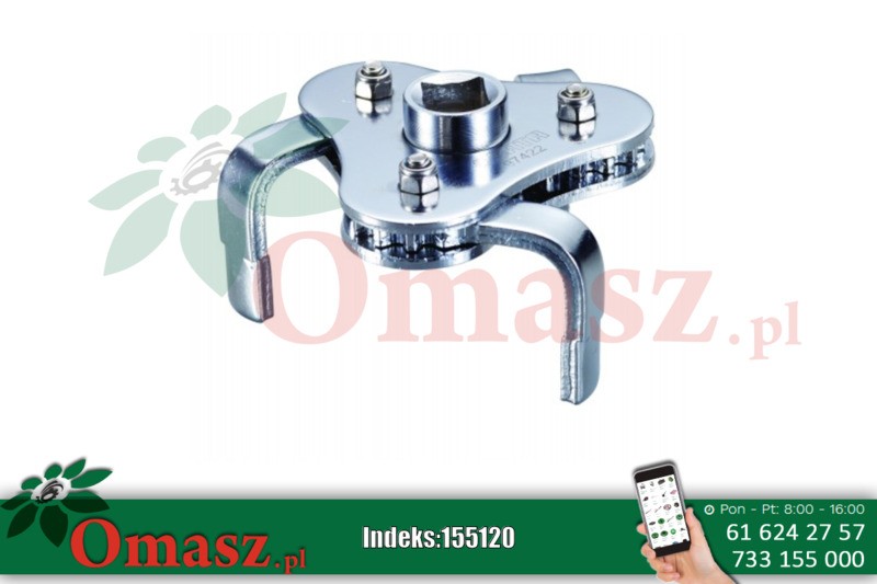 Klucz filtra oleju 63-102 samozaciskający 3/8' 1/2' Sata GL97422