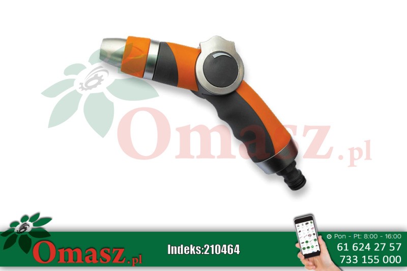 Pistolet zraszający regulowany prosty metalowy GL7221