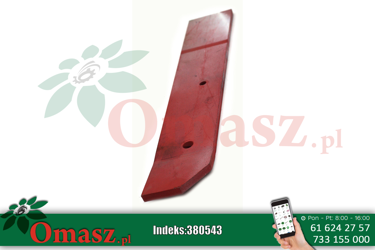 Kverneland płoza długa niska prawa 063603