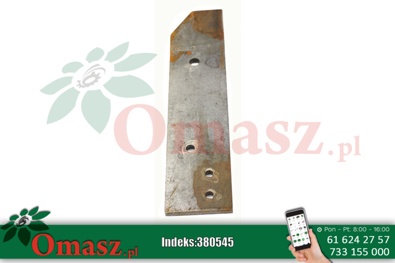 Kverneland płoza krótka niska prawa 063605