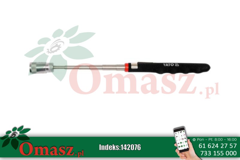 Chwytak teleskopowy z magnesem i diodą YT-06611