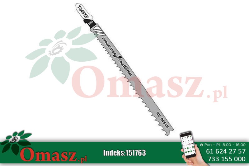 Brzeszczot teowy do wyrzynarek T345XF Bosch 2608634994