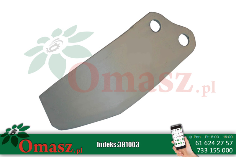 Nóż Glebogryzarki lewy 1500/02-001/0