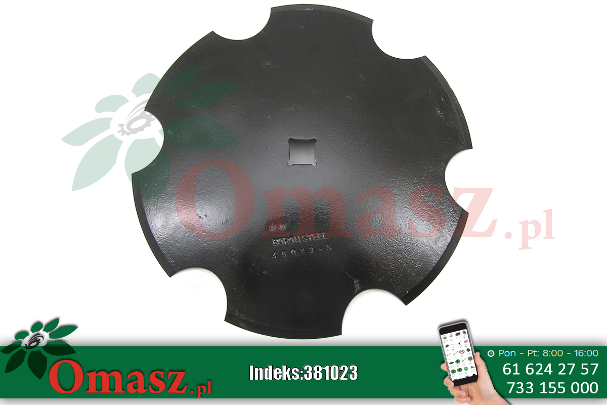 Talerz zębaty brony talerzowej 460mm