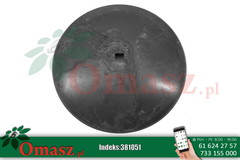 Talerz gładki brony talerzowej 510mm