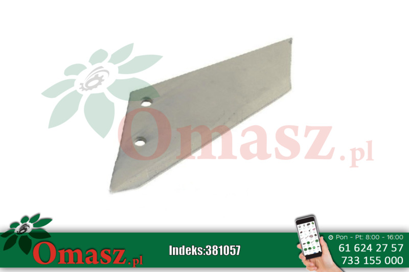 Podcinacz prawy agregatu uprawowego AP87 Unia Grudziąc 1738050040