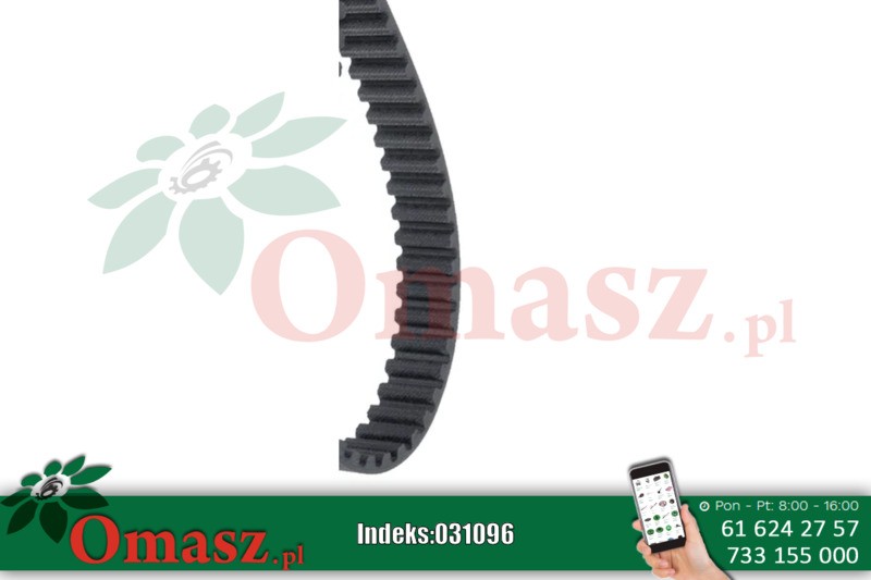 Pas płaski zębaty 72*1450