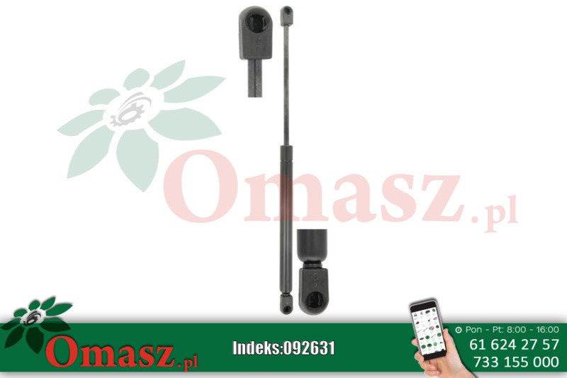 Sprężyna gazowa pokrywy bagażnika 200N, L-425mm