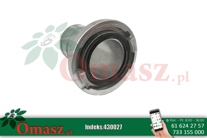 Nasadka *110 węża z nakrętką - łącznik ssawny szambowozu 7031/04-002/0