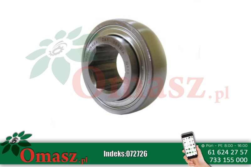 Łożysko D 208 GW sześciokąt w środku /płaskie MGK