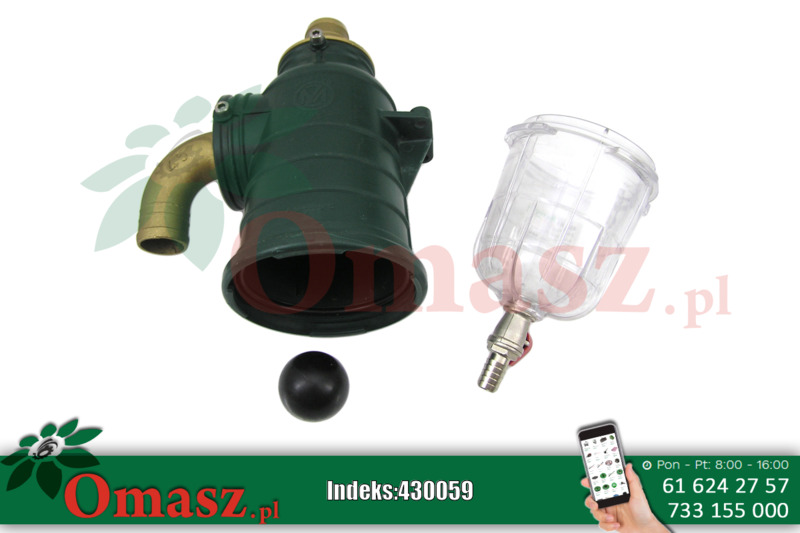Zawór odcinajacy syfon Szambowozu 45 ze spustem 02404500