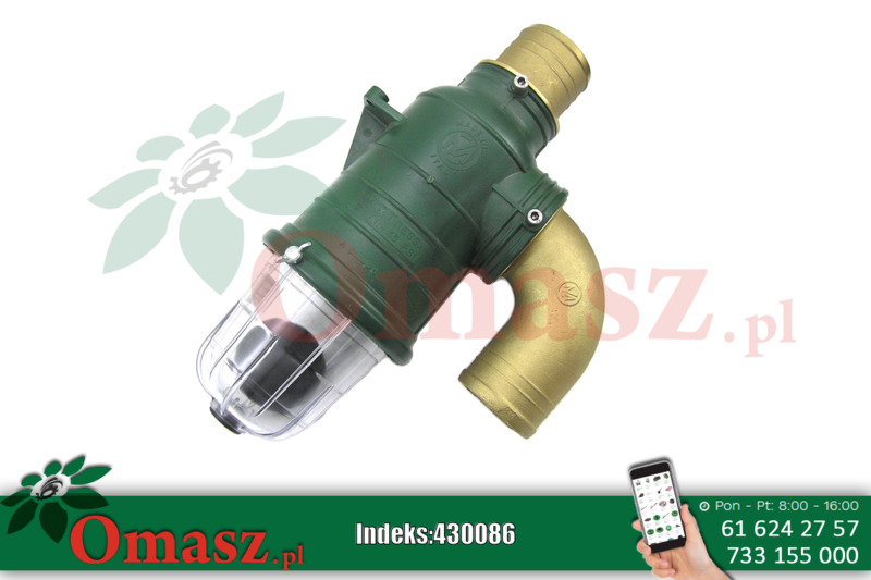 Zawór odcinający syfon Szambowozu 80 ze spustem 02408000R