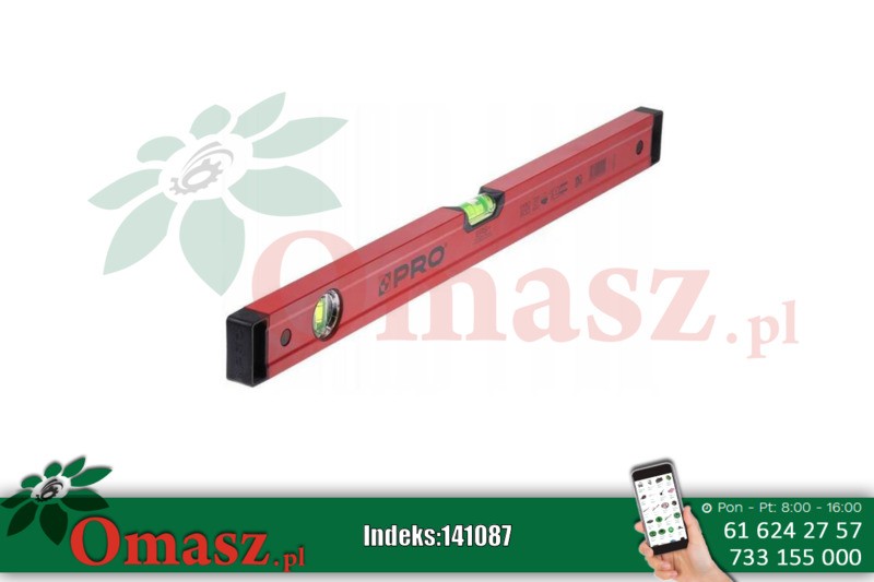 Poziomica 1000mm czerwona