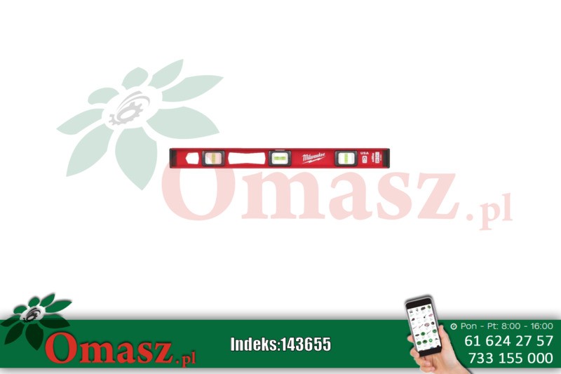 Poziomica magnetyczna dwuteowa I-Beam 60cm MILWAUKEE 4932478565