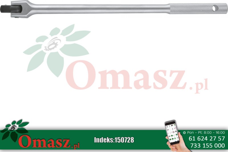 Pokrętło z przegubem 1/2'' 375mm Modeco MN-55-557
