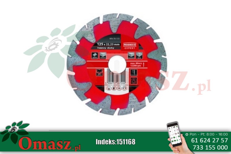 Tarcza diamentowa 230mm segmentowana Modeco MN-78-135