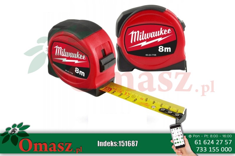 Miara zwijana SLIM S8/25 MILWAUKEE 48227708